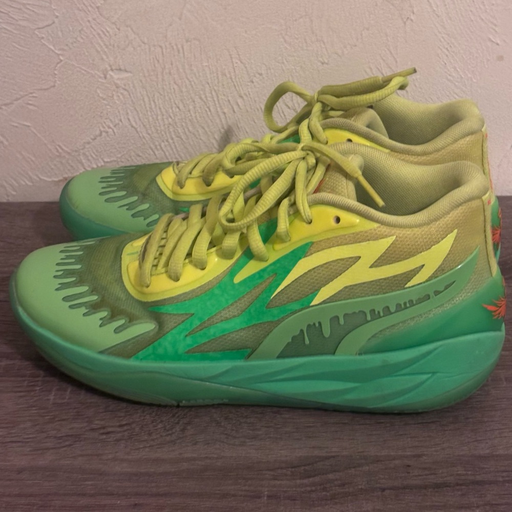 Puma Melo Nickelodeon Slime Men’s Basketball Shoes US Size 7.5